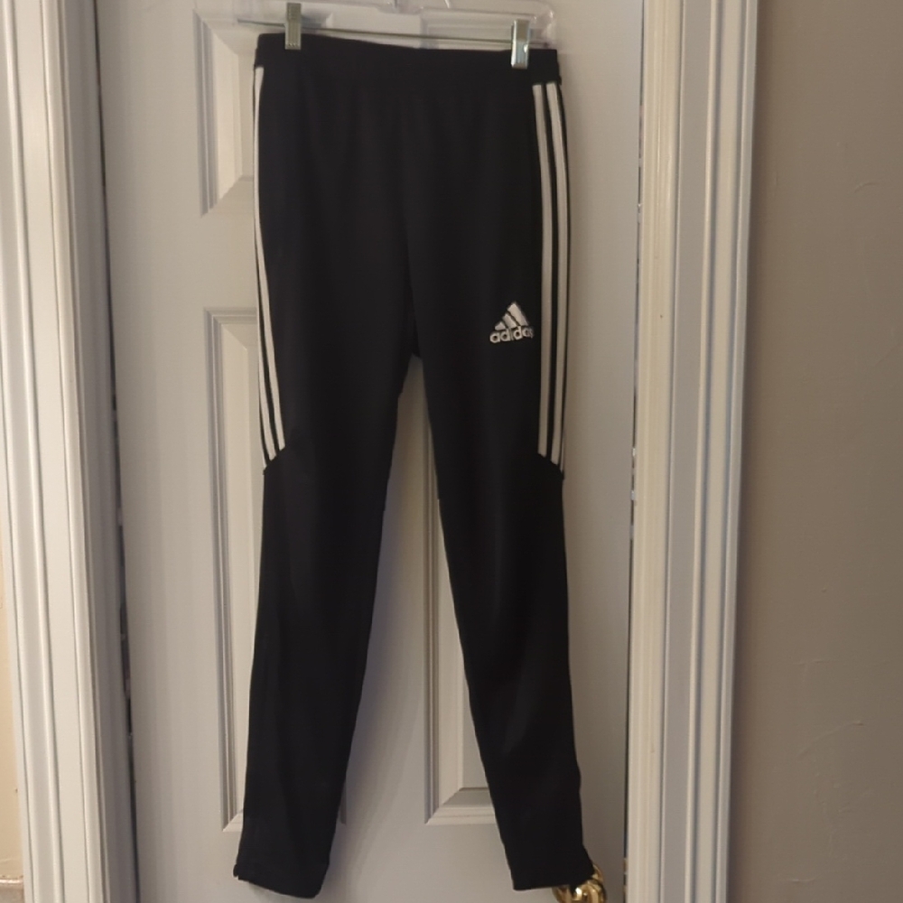 Bundle any 5 $5 items for $10 - adidas Black Joggers with White Stripes - Kids